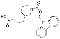4-(1-Fmoc-3-哌啶)-丁酸結(jié)構(gòu)式_886366-26-3結(jié)構(gòu)式