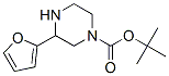3-Furan-2-yl-piperazine-1-carboxylic acid tert-butyl esterStructure,886771-26-2Structure 3-Furan-2-yl-piperazine-1-carboxylic acid tert-butyl ester Structure,886771-26-2Structure