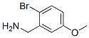 2-溴-5-甲氧基芐胺結(jié)構(gòu)式_887581-09-1結(jié)構(gòu)式