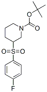 3-(4-氟苯磺酰基)-哌啶-1-羧酸叔丁酯結(jié)構(gòu)式_887590-22-9結(jié)構(gòu)式