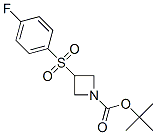 3-(4-氟苯磺?；?-氮雜啶-1-羧酸叔丁酯結(jié)構(gòu)式_887593-66-0結(jié)構(gòu)式