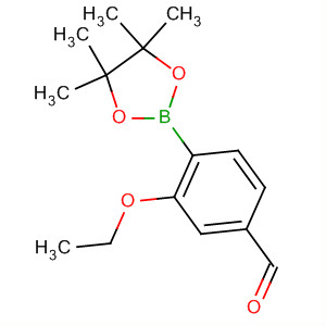 3-乙氧基-4-(4,4,5,5-四甲基-1,3,2-二噁硼烷-2-基)苯甲醛結(jié)構(gòu)式_887921-58-6結(jié)構(gòu)式