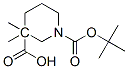 1,3-Piperidinedicarboxylic acid, 3-methyl-, 1-(1,1-dimethylethyl) 3-methyl esterStructure,888952-55-4Structure 1,3-Piperidinedicarboxylic acid, 3-methyl-, 1-(1,1-dimethylethyl) 3-methyl ester Structure,888952-55-4Structure