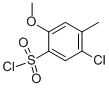 5-Chloro-2-methoxy-4-methylbenzenesulfonyl chlorideStructure,889939-48-4Structure 5-Chloro-2-methoxy-4-methylbenzenesulfonyl chloride Structure,889939-48-4Structure