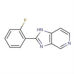 2-(2-氟苯基)-3H-咪唑并[4,5-c]吡啶結(jié)構(gòu)式_89075-43-4結(jié)構(gòu)式
