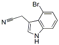 4-溴吲哚-3-乙腈結(jié)構(gòu)式_89245-35-2結(jié)構(gòu)式