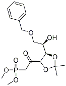 2-((4r,5r)-5-((r)-2-(芐氧基)-1-羥基乙基)-2,2-二甲基-1,3-二氧雜烷-4-基)-2-氧代乙基磷酸二甲酯結(jié)構(gòu)式_89291-71-4結(jié)構(gòu)式