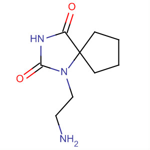 1-(2-氨基乙基)-1,3-二氮雜螺[4.4]壬烷-2,4-二酮結(jié)構(gòu)式_893433-63-1結(jié)構(gòu)式