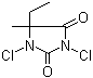 Dichloro-5-ethyl-5-methylhydantoinStructure,89415-87-2Structure Dichloro-5-ethyl-5-methylhydantoin Structure,89415-87-2Structure