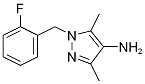 1-(2-氟芐基)-3,5-二甲基-1H-吡唑-4-胺結(jié)構(gòu)式_895929-68-7結(jié)構(gòu)式