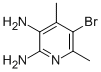 2,3-diamino-4,6-dimethyl-5-bromopyridine Structure,89728-15-4Structure