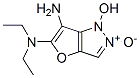 (9ci)-N,N-二乙基-1-羥基-1H-呋喃并[3,2-c]吡唑-5,6-二胺 2-氧化物結(jié)構(gòu)式_897938-82-8結(jié)構(gòu)式