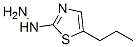 Thiazole, 2-hydrazinyl-5-propyl-Structure,899359-45-6Structure Thiazole, 2-hydrazinyl-5-propyl- Structure,899359-45-6Structure