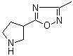 3-Methyl-5-(pyrrolidin-3-yl)-1,2,4-oxadiazole Structure,902836-46-8Structure