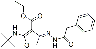(9ci)-2-[(1,1-二甲基乙基)氨基]-4,5-二氫-4-[(苯基乙?；?亞肼基]-3-呋喃羧酸乙酯結(jié)構(gòu)式_907956-45-0結(jié)構(gòu)式
