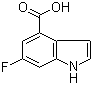 6-氟 吲哚-4-羧酸結(jié)構(gòu)式_908600-71-5結(jié)構(gòu)式