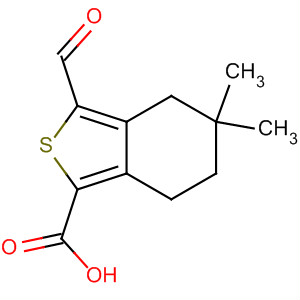3-甲?；?5,5-二甲基-4,5,6,7-四氫-苯并[c]噻吩-1-羧酸結(jié)構(gòu)式_910635-48-2結(jié)構(gòu)式