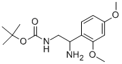 [2-氨基-2-(2,4-二甲氧基-苯基)-乙基]-氨基甲酸叔丁酯結(jié)構(gòu)式_912763-00-9結(jié)構(gòu)式