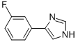 1H-imidazole, 5-(3-fluorophenyl)-Structure,912763-49-6Structure 1H-imidazole, 5-(3-fluorophenyl)- Structure,912763-49-6Structure
