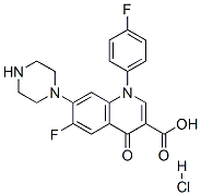 Sarafloxacin hydrochlorideStructure,91296-87-6Structure Sarafloxacin hydrochloride Structure,91296-87-6Structure