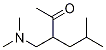 3-Dimethylaminomethyl-5-methylhexan-2-oneStructure,91342-74-4Structure 3-Dimethylaminomethyl-5-methylhexan-2-one Structure,91342-74-4Structure