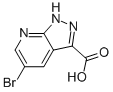 5-Bromo-1H-pyrazolo[3,4-b]pyridine-3-carboxylic acid Structure,916325-85-4Structure