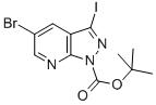 1-Boc-5-bromo-3-iodo-1h-pyrazolo3,4-bpyridine Structure,916326-31-3Structure