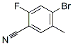 Benzonitrile, 4-bromo-2-fluoro-5-methyl-Structure,916792-13-7Structure Benzonitrile, 4-bromo-2-fluoro-5-methyl- Structure,916792-13-7Structure