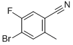 4-Bromo-5-fluoro-2-methylbenzonitrile Structure,916792-15-9Structure