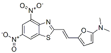  5-[2-(4,6-二硝基-2-苯并噻唑)乙烯]-N,N-二甲基-2-呋喃胺結(jié)構(gòu)式_919285-59-9結(jié)構(gòu)式