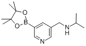 3-Pyridinemethanamine, n-(1-methylethyl)-5-(4,4,5,5-tetramethyl-1,3,2-dioxaborolan-2-yl)-Structure,919347-30-1Structure 3-Pyridinemethanamine, n-(1-methylethyl)-5-(4,4,5,5-tetramethyl-1,3,2-dioxaborolan-2-yl)- Structure,919347-30-1Structure