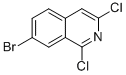 Isoquinoline, 7-bromo-1,3-dichloro-Structure,924271-40-9Structure Isoquinoline, 7-bromo-1,3-dichloro- Structure,924271-40-9Structure