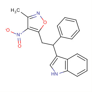 3-[2-(3-甲基-4-硝基-5-異噁唑基)-1-苯基乙基]-1H-吲哚結(jié)構(gòu)式_924650-65-7結(jié)構(gòu)式