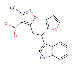 3-[1-(2-呋喃)-2-(3-甲基-4-硝基-5-異噁唑基)乙基]-1H-吲哚結(jié)構(gòu)式_924650-75-9結(jié)構(gòu)式