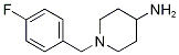 1-(4-氟芐基)哌啶-4-胺結(jié)構(gòu)式_92539-14-5結(jié)構(gòu)式