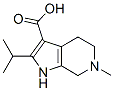 4,5,6,7-四氫-6-甲基-2-(1-甲基乙基)-1H-吡咯并[2,3-c]吡啶-3-羧酸結(jié)構(gòu)式_927803-07-4結(jié)構(gòu)式