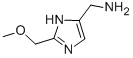 1H-imidazole-5-methanamine, 2-(methoxymethyl)-Structure,928705-39-9Structure 1H-imidazole-5-methanamine, 2-(methoxymethyl)- Structure,928705-39-9Structure