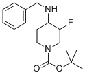 Tert-butyl4-(benzylamino)-3-fluoropiperidine-1-carboxylateStructure,934536-09-1Structure Tert-butyl4-(benzylamino)-3-fluoropiperidine-1-carboxylate Structure,934536-09-1Structure