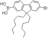 7-Bromo-9,9-dihexylfluoren-2-yl-boronic acid Structure,934762-26-2Structure