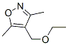 (9ci)-4-(乙氧基甲基)-3,5-二甲基-異噁唑結構式_93548-18-6結構式