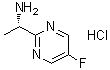 (S)-1-(5-氟嘧啶-2-基)乙胺鹽酸鹽結(jié)構(gòu)式_935667-21-3結(jié)構(gòu)式