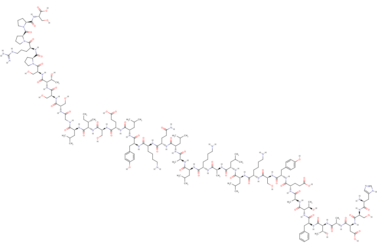 Helospectin iiStructure,93585-83-2Structure Helospectin ii Structure,93585-83-2Structure