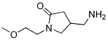4-Aminomethyl-1-(2-methoxy-ethyl)-pyrrolidin-2-oneStructure,936940-05-5Structure 4-Aminomethyl-1-(2-methoxy-ethyl)-pyrrolidin-2-one Structure,936940-05-5Structure