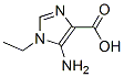 1H-imidazole-4-carboxylic acid, 5-amino-1-ethyl-Structure,937690-15-8Structure 1H-imidazole-4-carboxylic acid, 5-amino-1-ethyl- Structure,937690-15-8Structure