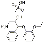 (2RS,3RS)-1-氨基-3-(2-乙氧基苯氧基)-2-羥基-3-苯基丙烷甲烷磺酸鹽結(jié)構(gòu)式_93853-04-4結(jié)構(gòu)式