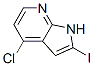 1H-Pyrrolo[2,3-b]pyridine,4-chloro-2-iodo- Structure,940948-29-8Structure