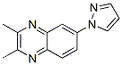 Quinoxaline, 2,3-dimethyl-6-(1h-pyrazol-1-yl)-Structure,941283-15-4Structure Quinoxaline, 2,3-dimethyl-6-(1h-pyrazol-1-yl)- Structure,941283-15-4Structure