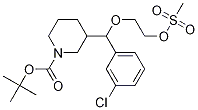 (R)-tert-butyl 3-((r)-(3-chlorophenyl)(2-(methylsulfonyloxy)ethoxy)methyl)piperidine-1-carboxylateStructure,942145-04-2Structure (R)-tert-butyl 3-((r)-(3-chlorophenyl)(2-(methylsulfonyloxy)ethoxy)methyl)piperidine-1-carboxylate Structure,942145-04-2Structure
