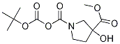 1,3-Pyrrolidinedicarboxylic acid, 3-hydroxy-, 1-(1,1-dimethylethyl) 3-methyl esterStructure,942190-61-6Structure 1,3-Pyrrolidinedicarboxylic acid, 3-hydroxy-, 1-(1,1-dimethylethyl) 3-methyl ester Structure,942190-61-6Structure