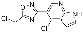 4-氯-5-[5-(氯甲基)-1,2,4-噁二唑-3-基]-1H-吡咯并[2,3-B]吡啶結(jié)構(gòu)式_944123-63-1結(jié)構(gòu)式